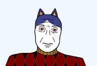 animal animal_crossing cat clothes furry janny red_eyes rover_(animal_crossing) shirts tenor_(user) variant:oppenheimerjak // 1024x701 // 15.5KB