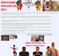 arab arm berber brown_eyes catholic christianity crusade empire europe flag flag:portugal flag:spain full_body gigachad glasses green_text iberia isis islam leg mexico nigger portugal soyjak spain stubble subhuman subvariant:brunetto subvariant:chudjak_front subvariant:muscular_chud tan_skin tcd text trvthnvke umayyad_caliphate variant:bernd variant:chudjak white_skin wordswordswords // 6000x5654 // 12.6MB