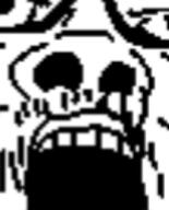 close_up_view glasses mustache open_mouth soyjak stubble variant:a24_slowburn_soyjak zoomed // 110x136 // 12.4KB