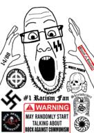 1488 band bird blood_and_honour celtic_cross communism eagle glasses hammer hammer_and_sickle logo music nazism nose open_mouth punk rac racism rock_against_communism schutzstaffel shield sickle skinhead skrewdriver skull sonnenrad stormfront stubble swastika tattoo totenkopf variant:ppp white_nationalism white_power white_supremacist // 1000x1415 // 500.8KB