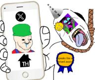 ack award bambi_(moldygh) benrd dunce fiddlebops holding_phone incredibox money open_mouth retard robin rope scrub_daddy sped sporbb teen_titans_go teeth tongue toyhouse variant:bernd variant:wojak xitter // 1729x1457 // 789.9KB