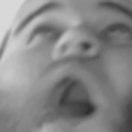 2019 3dgifmaker animated beard closed_mouth clothes distorted ext=gif fat fat_duel glasses irl open_mouth red_tshirt schizo soyboy subvariant:fatjak_irl tshirt variant:fatjak // 83x72 // 137.2KB