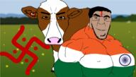 animal art background bindi cow grass hindu hinduism india indian pajeet swastika trend:aryan variant:chudjak variant:godjak // 1283x726 // 433.6KB