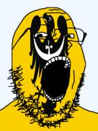 animal bird country eagle flag flag:lower_silesian glasses looking_at_you lower_silesian open_mouth poland soyjak stubble teeth text transparent transparent_background variant:gapejak voivodeship // 600x800 // 67.9KB