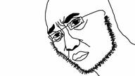 bald beard disappointed disgusted glasses soyjak variant:disgustjak // 600x337 // 46.2KB