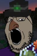 clothes glasses grey_skin hat jewish_nose lilypad minecraft potion potion_of_poison stubble swamp tree variant:gapejak wart witch witch_hat // 600x900 // 252.4KB