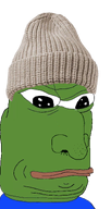 amphibian apu beanie blue_shirt closed_mouth clothes frog green_skin hat lips long_face nas nas:pepe nose pepe pepe_the_frog subnas:apu transparent_background // 796x1495 // 762.1KB
