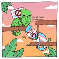 ack chameleon queer_chameleon rope tranny trans troon variant:bernd variant:chudjak // 634x637 // 347.0KB