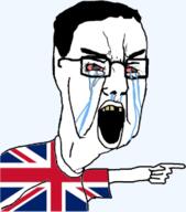 britain british chud crying full_body open_mouth pointing variant:chudjak // 292x331 // 74.9KB