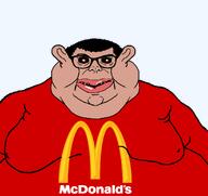 amerimutt brown_skin clothes ear fat glasses hair lips mcdonalds mutt open_mouth subvariant:brandamerican subvariant:branigger transparent_background tshirt united_states variant:brandon variant:meximutt // 1675x1583 // 137.5KB
