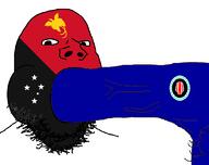 blowjob bougainville flag:bougainville flag:papua_new_guinea no_eyebrows nsfw open_mouth papua_new_guinea penis soyjak stubble subvariant:blowjob_gapejak testicles variant:gapejak // 1056x836 // 55.1KB