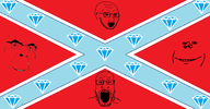confederate confederate_flag flag flag:confederate_states_of_america variant:cobson variant:impish_soyak_ears variant:soyak // 3054x1594 // 418.6KB