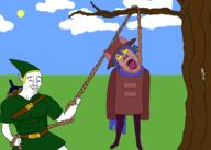 ack cloud hanging link_(the_legend_of_zelda) lynch meta:tagme oneshot oneshot_pedo_nigger oneshotfag outside shield sword tree variant:bernd variant:chudjak zelda // 2100x1500 // 264.8KB