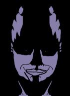 authority_(disco_elysium) black_background crown disco_elysium ominous purple_skin small_pupils subvariant:chudjak_front variant:chudjak video_game // 484x661 // 3.4KB