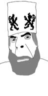 Bohemia Jan_Hus christianity czechia green_eyes grey_beard grey_hair holy_roman_empire hussite jesus protestant religion variant:cobson white_clothing white_hat // 775x1534 // 23.0KB