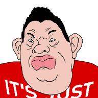 angry closed_mouth clothes ear fat hair looking_to_the_left nikocado_avocado red_shirt subvariant:ukropson text variant:cobson // 721x720 // 9.0KB