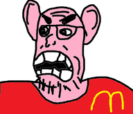 glasses open_mouth soyboy stubble teeth thick_eyebrows variant:voiderjak wrinkles // 592x508 // 34.9KB