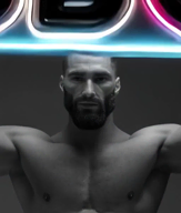 bbc ai_but_not_completely_ai_doe animated bbc black_and_white black_bvll buff bvll chain ext=mp4 gigachad grey_background hair holding_object homosexual looking_at_you meta:ai_generated meta:not_oc muscular_male nas:gigachad negro neon_sign nipple no_glasses smile sweatpants tall tank_top tyrone // 512x600, 5.8s // 559.8KB