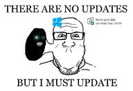 2soyjaks glasses glowing glowing_eyes inverted microsoft no_mouth open_mouth soyjak stubble technology text thougher update updates variant:markiplier_soyjak variant:soyak windows windows_10 windows_7 wojak // 1442x988 // 85.5KB