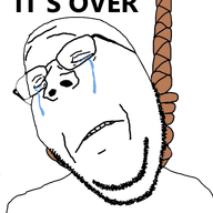 ack closed_eyes crying glasses hanging its_over no_background rope sad soyjak stubble subvariant:wholesome_soyjak suicide text translucent_background variant:gapejak // 768x859 // 183.6KB