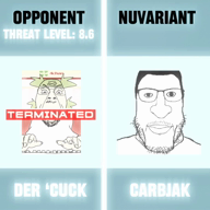 'cado 4chan 4cuck ear edit femjanny frog gigachad gigger glasses hair looking_at_you nikocado_avocado poopson quote_(user) stubble subvariant:carbjak variant:peeson variant:poopson video // 1080x1080, 18s // 2.0MB