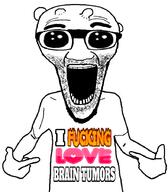 arm cancer clothes glasses hand i_love merge oh_my_god_she_is_so_attractive open_mouth pointing soyjak stretched_mouth stubble subvariant:el_perro_loco text tshirt variant:el_perro_rabioso variant:shirtjak // 788x898 // 259.6KB