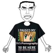 anime boku_no_pico clothes glasses hair i_paused_my shota soyjak subvariant:chudjak_front variant:chudjak // 567x554 // 279.6KB