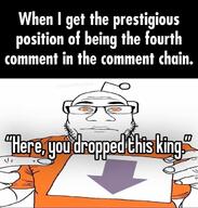 card closed downvote ear glasses holding_object mouth op_is_a_retarded_lazy_faggot_for_not_tagging_his_own_shit orange_eyes orange_shirt pointing reddit snoo stubble subvariant:neutralplier text variant:markiplier_soyjak // 640x670 // 92.4KB