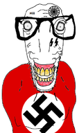 1488 aryan_beast blacksun chud chudcel chuddy hitler_youth horror horse ias nazi_germany nazism variant:horseniggerson // 580x976 // 190.9KB