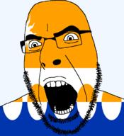 angry banffshire british flag flag:banffshire glasses hair looking_to_the_left open_mouth scotland soyjak star_(symbol) stubble sun teeth thick_eyebrows transparent transparent_background united_kingdom variant:cobson // 721x789 // 45.8KB