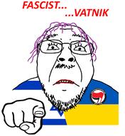 angry antifa glasses israel pointing pointing_at_viewer stubble text ukraine variant:bernd // 1166x1269 // 185.3KB