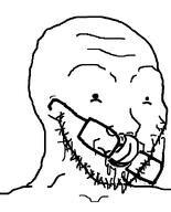 bored crazy dot_eyes glasses glasses_askew glasses_off hair open_mouth retard soyjak stubble stupid teeth template tongue variant:soyak // 644x800 // 9.1KB