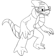 bald full_body glasses pokemon soyjak stubble template transparent_background variant:cyclizarjak // 2608x2608 // 197.3KB