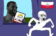 2soyjaks angry animated arm blond bloodshot_eyes blue_eyes crying curtain drawn_background ear flag flag:latvia flag:poland flag:ukraine full_body gigachad glasses grass hair hand heart holding_object judaism latvia monkey_dance open_mouth poland portrait sky smile soyjak star_of_david stubble ukraine variant:feraljak variant:soyak wall window // 900x576 // 100.8KB