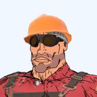 buff chest chud closed_mouth clothes ear engineer_(tf2) eyes glasses goggles hair hard_hat hat jaw jawline lips mewing muscles muscly soyjak stubble subvariant:perceptive_chud suspenders team_fortress_2 transparent_background valve variant:chudjak vein veiny video_game white_skin // 799x799 // 358.8KB