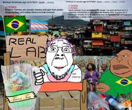 brazil brown_skin favela flag hanging shitskin tranny variant:bernd variant:meximutt // 1000x833 // 164.7KB
