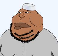 angry brown_skin clothes fat gynaecomastia islam lips meximutt muslims obese soyjak taqiyah variant:meximutt // 888x849 // 47.2KB