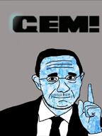 animated big_ears big_nose clothes funny gem gem_skin glasses hair necktie pointing short_hair stubble suit suit_and_tie text variant:thirtyfivejak watch // 480x640 // 467.7KB