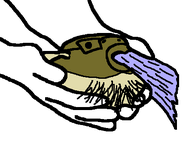 gaping_mouth glasses hand meta:barely_a_soyjak oc puffer_fish spitting stubble variant:puffjak // 447x348 // 7.8KB