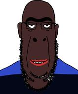 black_skin jartycuck jartynigger jobson lips looking_at_you nigger red_lips smile subvariant:jobson variant:cobson white_background // 700x850 // 32.9KB