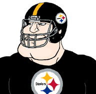 american_football blue_eyes buff closed_mouth eyes_like_the_o-o-cean football football_helmet helmet looking_to_the_left muscular_male national_football_league nfl pittsburgh_steelers sports subvariant:mexiaryan transparent_background variant:meximutt // 886x872 // 23.6KB