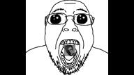 4chan crowbcat glasses oh_my_god_she_is_so_attractive open_mouth soyjak stubble v_(4chan) variant:gapejak video_game // 1280x720, 157.2s // 4.0MB