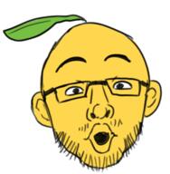 ear glasses leaf lemon oekaki open_mouth redraw series:fruiterz! soyjak stubble variant:nojak yellow_skin // 346x354 // 63.0KB
