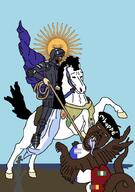 argentina argentina_national_football_team armor art bloodshot_eyes cameroon clothes country crying dead dragon drawn_background flag gem glasses hanging harness horse horseback_riding knight kylian_mbappe nazism noose open_mouth painting pink_hair redraw saint_george_and_the_dragon soccer sonnenrad soyjak tongue tranny variant:bernd world_cup yellow_teeth // 718x1024 // 100.7KB