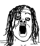 black emo_hair goth long_hair nas no_glasses open_mouth shaved variant:a24_slowburn_soyjak young // 454x520 // 77.1KB