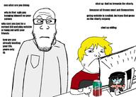 2soyjaks angry computer desk disappointed father fumo keyboard monitor mouse nate plush son soyteen sproke subvariant:shoyta text variant:gapejak variant:markiplier_soyjak variant:soytan wordswordswords // 2100x1500 // 431.7KB