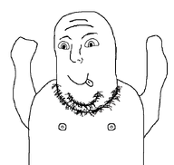 arms_up cobson_killer happy meta:not_a_duplicate nipple no_glasses smile stubble subvariant:flubbert template tongue_out transparent_background variant:norwegian // 700x662 // 12.8KB