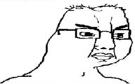 angry balding closed_mouth glasses grug soyjak variant:chudjak // 364x228 // 30.9KB