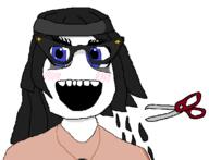 beanie blush female hair necklace open_mouth soyjak variant:soytan // 529x405 // 17.7KB