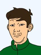 brown_hair closed_mouth clothes ear eddsworld eduardo_foltz hair latino mustache neutral pun soyjak variant:kuzjak white_skin // 810x1080 // 33.3KB